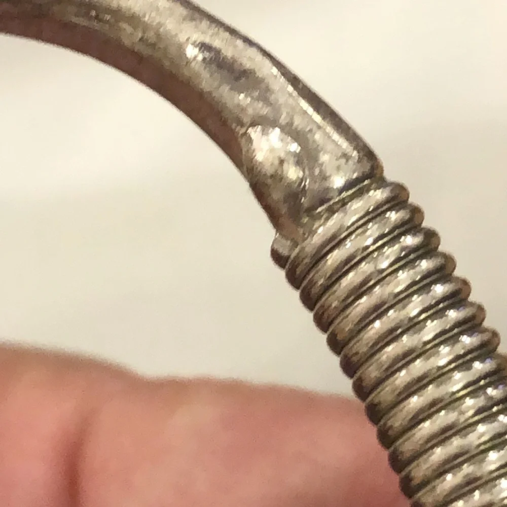 Silver(tone) Spring Handmade bracelet Bangle - Picture 6 of 7